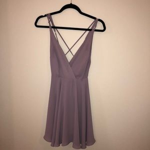 Urban Outfitters purple mini dress